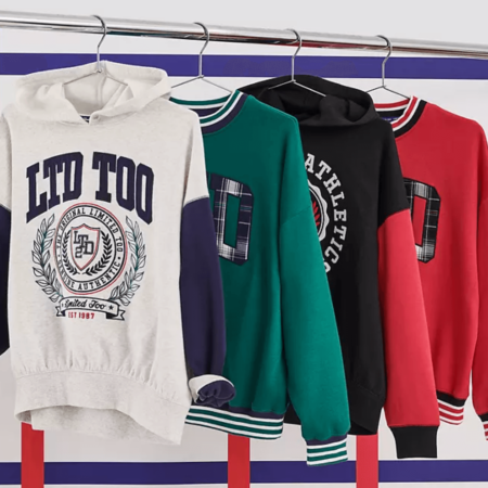 back to school girls clothing - varsity hoodie